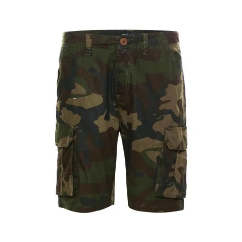 Brave Soul Mens River Camo Cargo Shorts