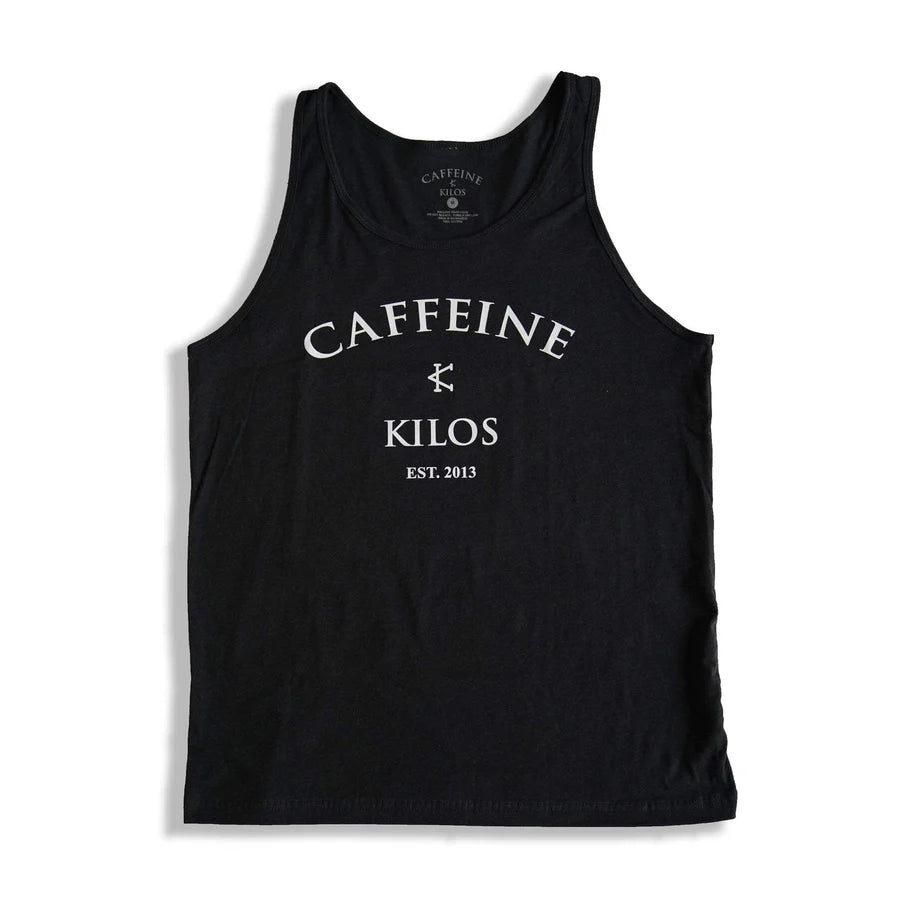 Caffeine and Kilos Arch Logo Tank
