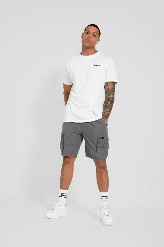 Mens 'VIDDI' Combat Shorts - STEEL GREY
