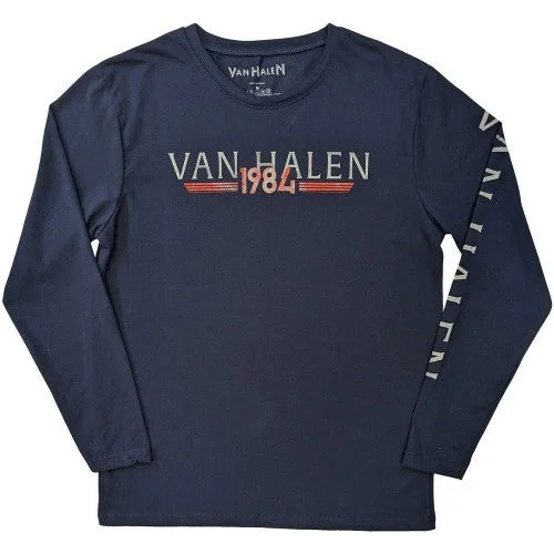 Van Halen Unisex Adult 84 Tour Long-Sleeved T-Shirt