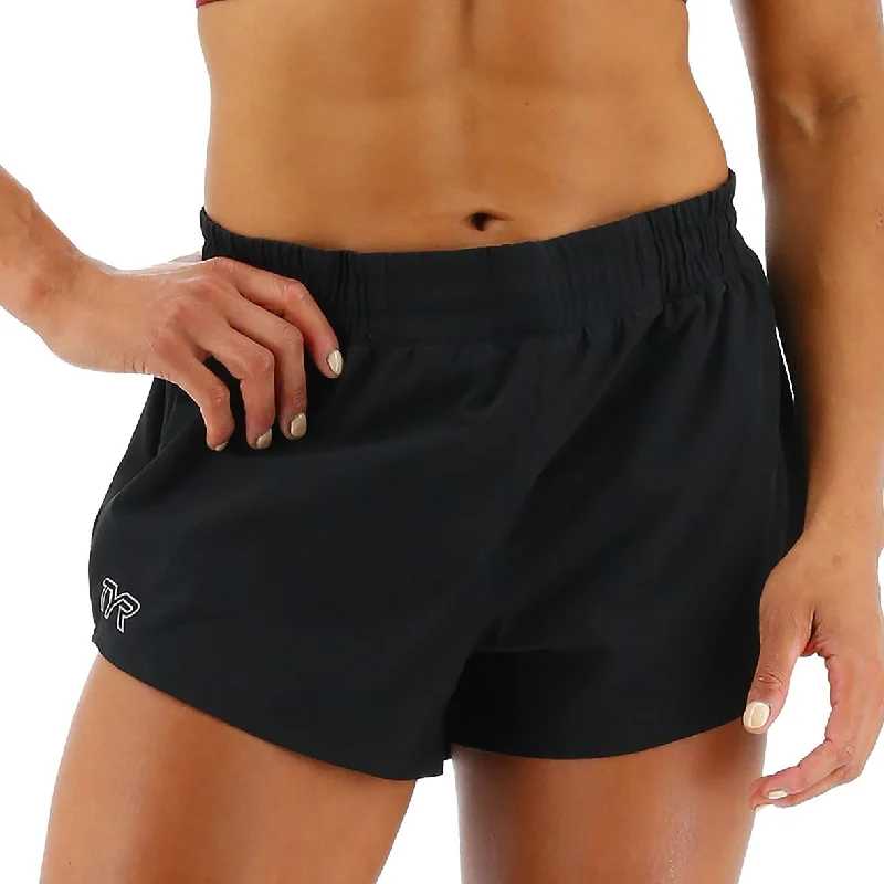 TYR Hydrosphere™ Women's Pace Running Shorts - Black FINAL SALE