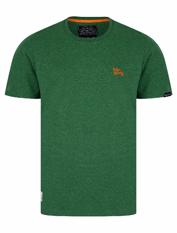 Leon Grindle Crew Neck T-Shirt in Green - Tokyo Laundry