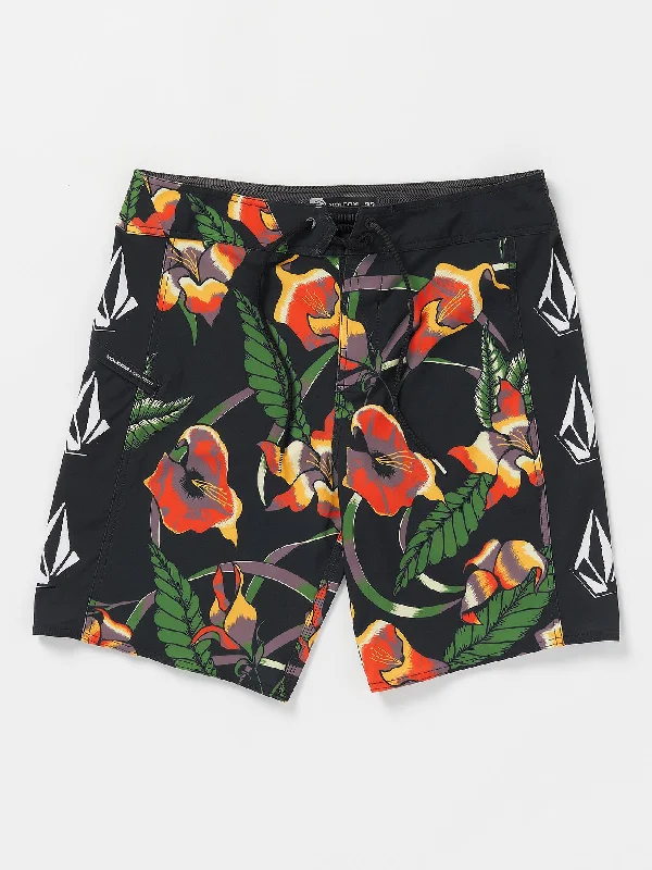 Iconic Floral Mod 19" - Black