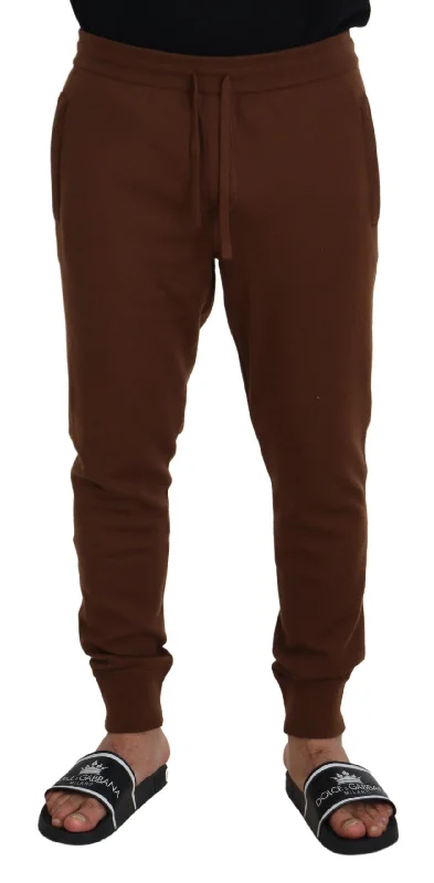 Dolce & Gabbana Elegant  Cashmere Jogger Men's Pants
